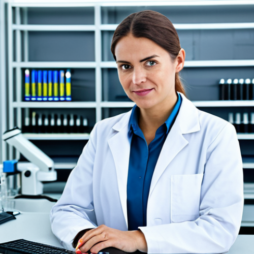 Home 21 **
A professional female engineer in a fully clothed, modest lab coat, working with scientific equipment in a brightly lit, modern laboratory. Safe for work, appropriate content, perfect anatomy, correct proportions, well-formed hands, proper finger count, natural pose, professional.
**