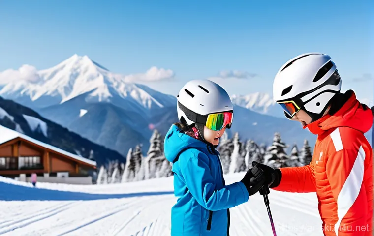 국내 유명 스키장 리뷰 - **Prompt 1: Majestic Pyeongchang Slopes**
    A wide, breathtaking aerial shot of a world-class ski ...