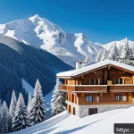 Home 18 스키장 숙박 팁 - A cozy private chalet set in a snowy mountain ski resort, designed for a large family gathering. The...